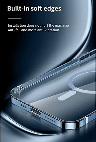 Funda iPhone 13 Pro Max transparente de acero premium antichoque 6