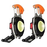 💡 Pequeño y práctico: la Mini Linterna LED Portátil solo 70 gramos y está equipada con un potente imán y una hebilla que puedes poner en tu bolsillo, casa, coche, mochila y utilizar en cualquier momento y en cualquier lugar en el lugar.