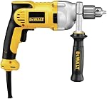 DEWALT perceuse électrique, poignée pistolet, 1/2 pouce, 10 A (DWD210G), jaune