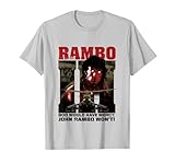 john rambo 3 Canalisez votre John Rambo intérieur avec notre gamme de vêtements Rambo sous licence officielle Avec des motifs de First Blood, First Blood Part II et Rambo III.