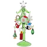 Decorazione versatile: questo albero di cristallo da tavolo funge da splendida decorazione centrale, valorizzando qualsiasi occasione festiva, miniature di alberi di cristallo, collezione di statuette di alberi