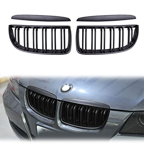 Parrillas de capó para BMW E90 323i 328i 335i (2005-2008) de doble línea