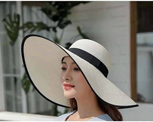 BABAHU Chapeau De Soleil Pliable à Bord Large Pour Femme - Protecti