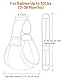 Tragetuch Baby, Mumgaroo Babytrage Neugeborene ab Geburt, On the Go Multifunktionale, für Babys von 0 bis 36 Monaten, Kleinkinder bis 15kg（Grau und Weiß）