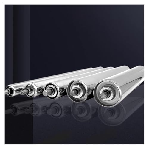 Rouleau pressé à ressort en acier inoxydable pour convoyeur gravitaire 40-4