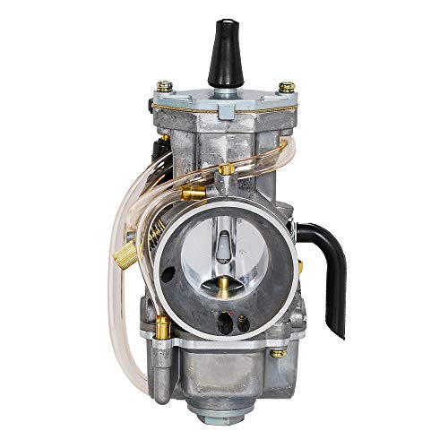 SaferCCTV PWK Carburetor Carb with Jet Compatible with Motorcycle Scooters Dirt Bike ATV (Compatible with Yamaha Honda Suzuki Kawasaki GASGAS BSA BULTACO 2 Stroke /2 Cycle Bikes