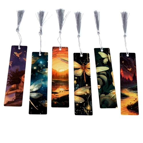 Marque-pages en métal Firefly, objet d'art durable pour amateurs de livres