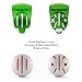 Golf-EZ TRI-LINE Golf Ball Alignment Kit with Hat Clip Ball Marker and Carry Case | Swing Path Arrows & Ball Identifiers (Green)