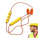 Bluetooth Ear Plug Headphones for Work, NRR 25dB Noise Reduction Safety Earbuds, Discreet Concealable Hearing Protection for Construction, Woodworking & Mowing