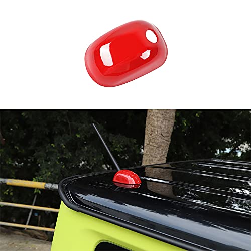 Junleli Top Antenna Base Shell Cover Decoration Trim Decal For Suzuki Jimny 2019 2020 2021 2022 2023 Jb74 Jb64 Jb43 Car Exterior Accessories Abs Red #TOP3