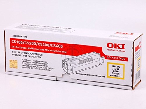 Toner yellow OKI C 5300 DN pour éviter les traces d'impression