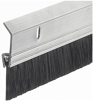 Frost King SB36 2 x 36" Extra Aluminum/Brush Door Sweep, Silver Silver - Aluminum
