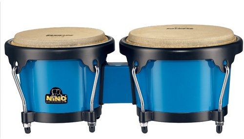 Meinl Percussion Bongo 6 1/2-inch and 7 1/2-inch - Blue