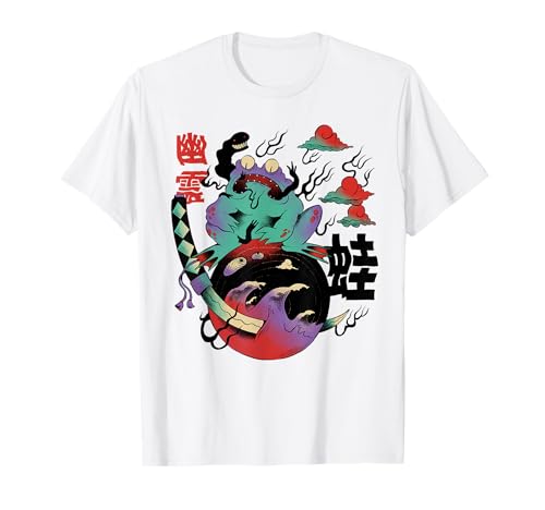 Rana Yokai surrealista japonesa extraña psicodélico Camiseta
