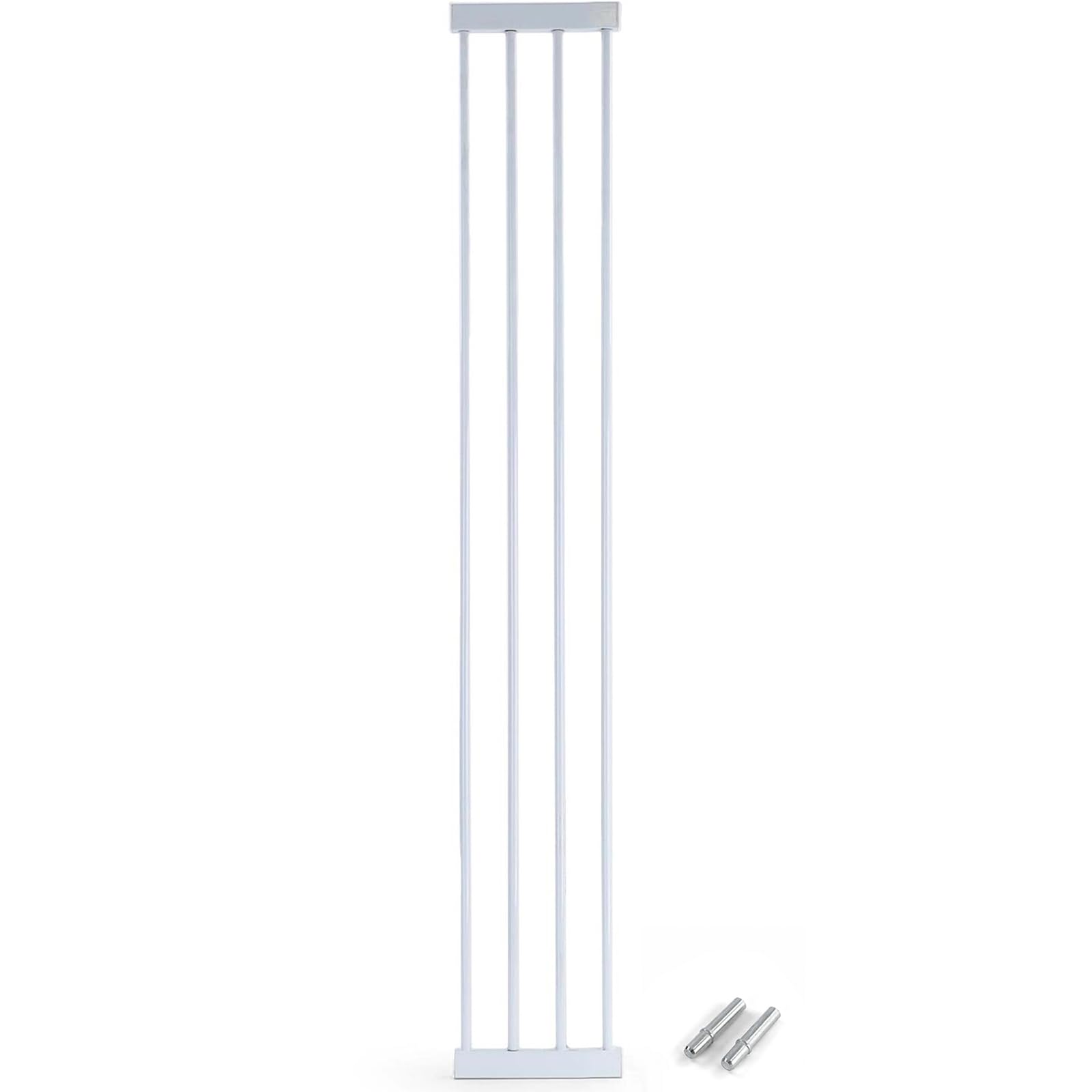 Absperrgitter Treppenschutzgitter Metall weiß verstellbar 93-106cm 120cm hoch