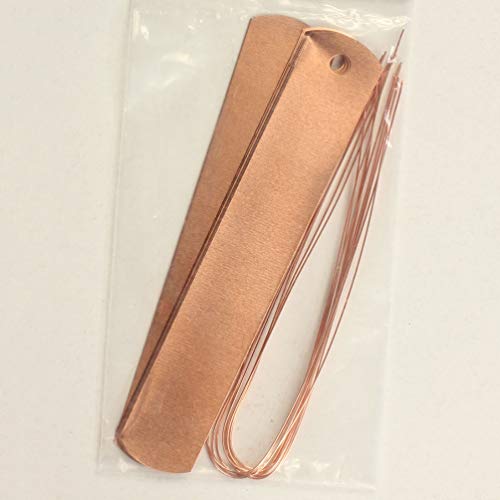 Hemoton 60 Pieces Plant Signs Hanging Copper Plant Labels Plant Flowers Labels with Line Garden Greenhouse Balcony Flower Pot Tree Labels Rose Gold - Image 4