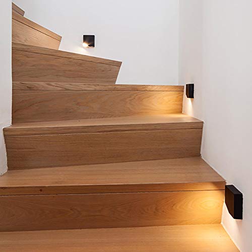 Iluminación de escaleras con apliques LED para evitar caídas 5