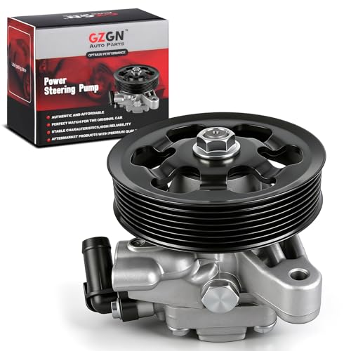 Power Steering Pump 21-5456 with Pulley Compatible with Honda Civic 1.8L 2006 2007 2008 2009 2010 2011, Power Assist Pump Replace56110-RNA-A01, 56110-RNA-A02