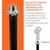 Gearlux Round Base Microphone Stand with Adjustable Height up to 59 Inches