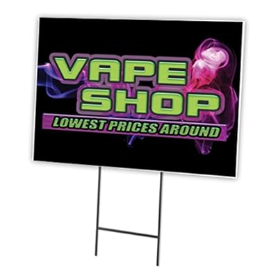 Vape Shop Lowest Prices 18x24 Yard Sign & Stake Kenya