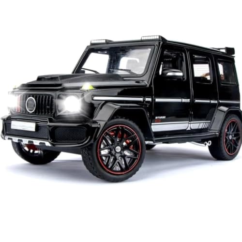 Image of Mashes Diecast Metal Car Toy 1:32 Scale with Openable Doors, Pull Back Action, Light & Sound, Detailed Luxury MPV Model for Kids & Collectors, Premium Gift Toy Car (Brabus-Multicolor)
