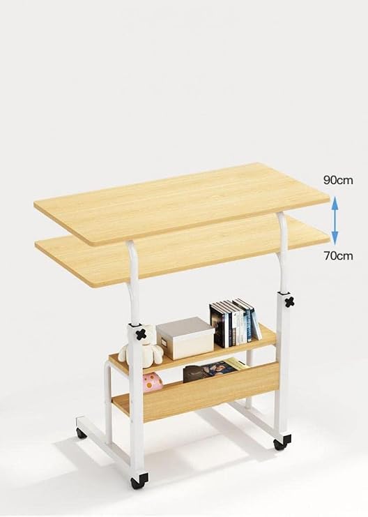 Computer Desk, PC Desk, Adjustable Height, With Casters, L-Shaped Corner Desk, Remote Work, Game Desk, Study Room, Storage Rack, Business, Wooden, Space Saving, Storage Black, 23.6 x 15.7