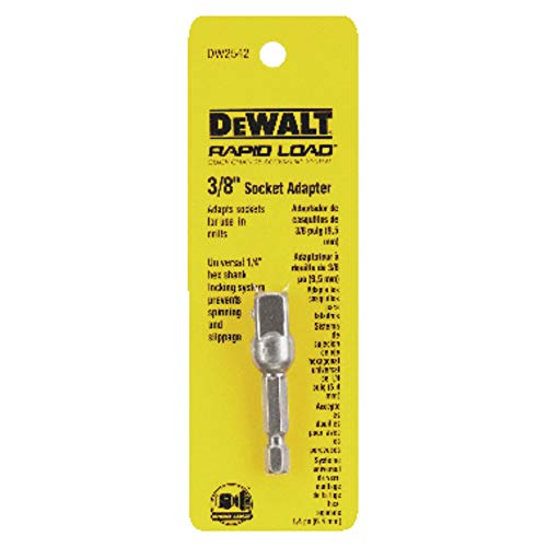 DEWALT DW2542 1/4-Inch Hex Drive to 3/8-Inch Socket Adapter