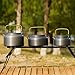 PASNMKvn Outdoor Camping Coffee and Teas Kettle Portable Teapot Aluminum Alloys Camp Teas Coffee Pots Water Boilers for Picnics