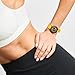 Imagen de LB RELOJES 2024 Reloj de Mujer Analogico Minimalista y Deportivo-Correa de Silicona Hipoalergenica Color Amarillo Ligero y Cómodo para Deporte Uso Diario y Trabajo Diseño Elegante