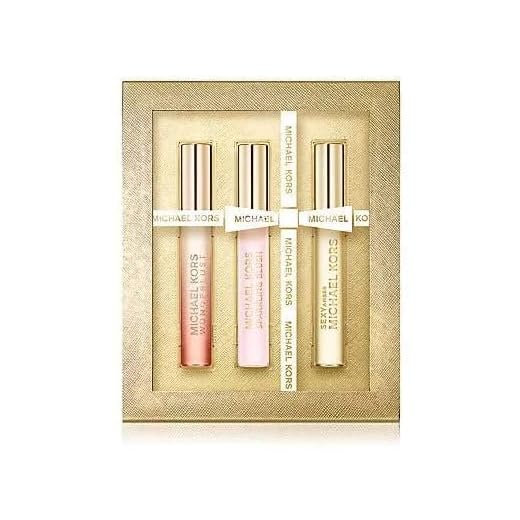 Michael Kors 3-Piece Rollerball Set; Sexy Amber, Sparkling Blush, Wonderlust