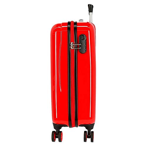 Miniatura 2 de Pepe Jeans World Maleta De Cabina Rojo 38x55x20 Cms Rígida Abs Cierre Combinación 34l 2,6kgs 4 Ruedas Dobles Equipaje De Mano