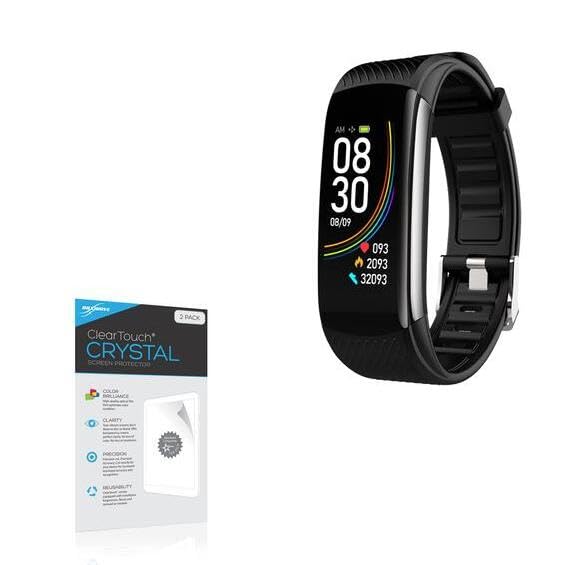 BoxWave Screen Protector Compatible With Intelligent Galaxy IG-03 - ClearTouch Crystal (2-Pack), HD Film Skin - Shields From Scratches