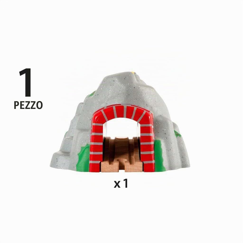 BRIO World 33481 Magic Tunnel - Accessori ferroviari per il treno in legno BRIO - Giocattoli per bambini con effetti consigliati per bambini dai 3 anni in su