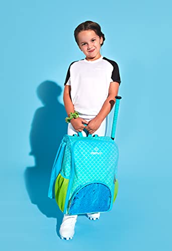 Rip-It | Girls Softball Backpack | Emma Collection | Aqua & Lime Ombre With Mermaid Pattern | Girls Softball Backpack #TOP5