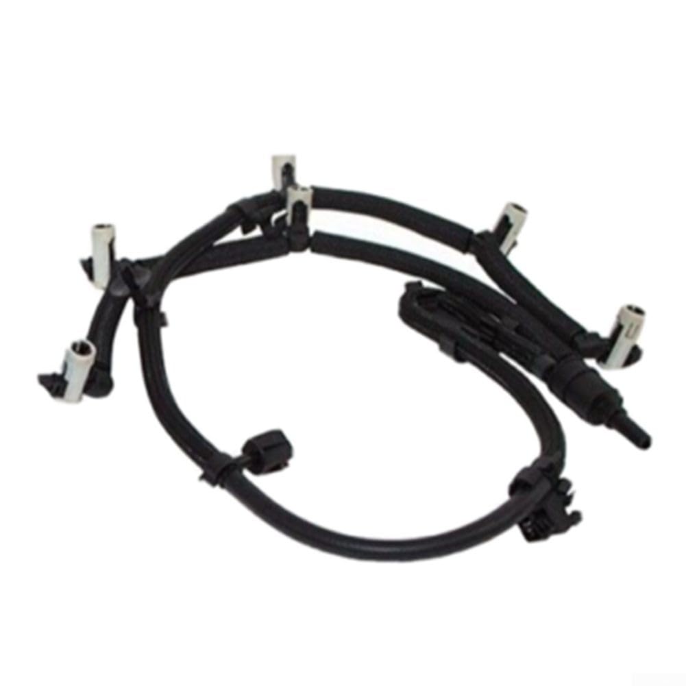 Tubo di scarico per perdite di carburante diesel, compatibile con Discovery 4 e Sport 3.0 V6, ricambio diretto per OEM LR032107, componente in plastica nera, facile installazione