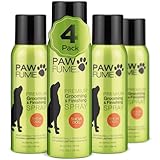 PAWFUME Dog Perfume Spray Long Lasting Scent for Grooming, Show Dog, 4-Pack – Keep Your Pup Fresh All Day – Hypoallergenic, Alcohol-Free, Detangling Formula – Moisturizing Pet Cologne Spray for Dogs
