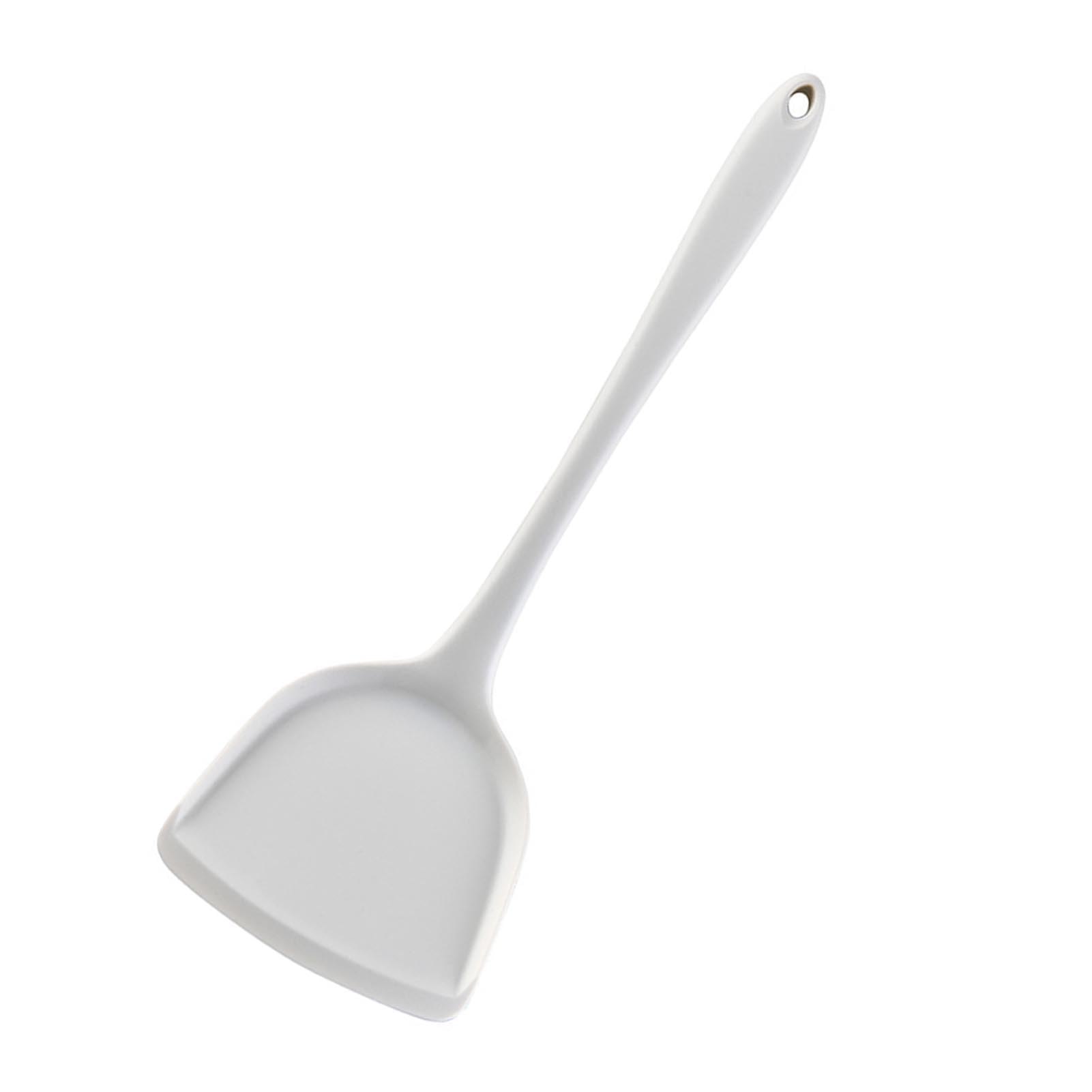 Cocoarm Spatola in Silicone per, Manico Lungo 13x3.5x1.6in (WHITE)