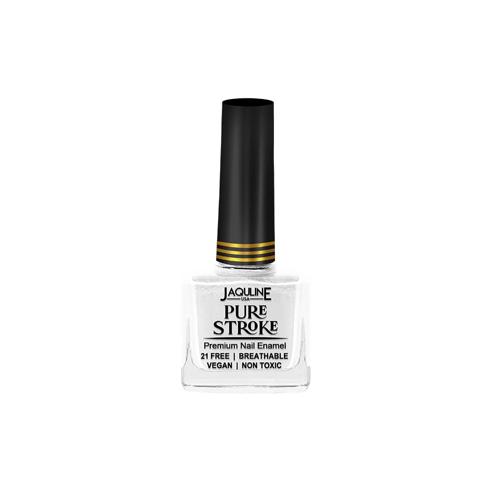 Jaquline USA Pure Stroke Nail Paint | Chip Resistant | Gel Finish|Impeccable Color | Seamless Application | Long-lasting | Chemical Free|Celestial| 10ml-picture-32
