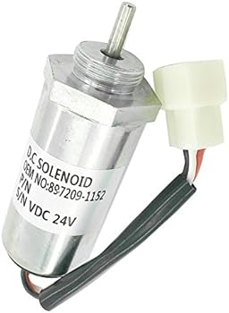 SINOCMP 897209-1152 24V Stop Solenoid for Hitachi MV2-40 SINOCMP 897209-1152 24V Stop Solenoid for Hitachi MV2-40