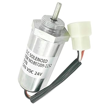SINOCMP 897209-1152 24V Stop Solenoid for Hitachi MV2-40