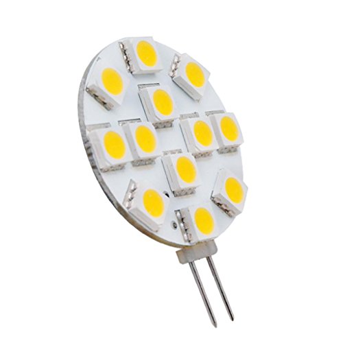 Dream Lighting Led 12Volt Dc G4 Bulb Equivalent To 20W Halogen Bulb Replacement For Rv, Camper Trailer, Boat Indoor Spotlight, Side Pin Dimmable Warm White, Pack Of 6 #TOP1