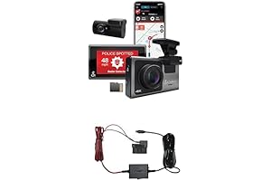 Cobra SC 400D: Enhanced Vehicle Surveillance with Front and Rear UHD 4K Coverage