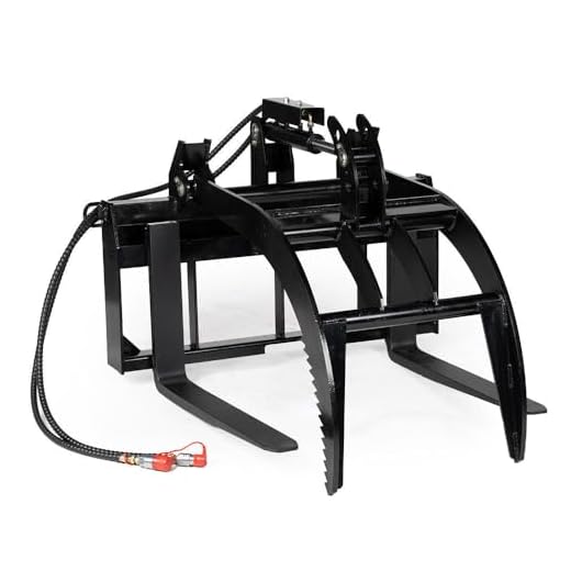 42" Pallet Fork Grapple Attachment Skid Steer Loader Tine Rake Bucket