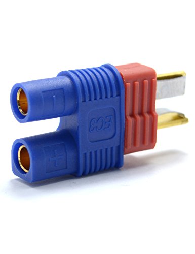 Readytosky Deans Male To Ec3 Female Connector Adapters No Wire Rc Lipo Battery Connectors(4Pcs) #TOP4