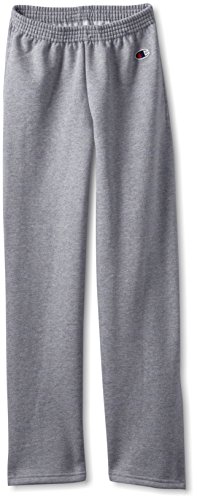 Duofold Boys' Big Powerblend Eco Fleece Sweatpant, Light Steel, L
