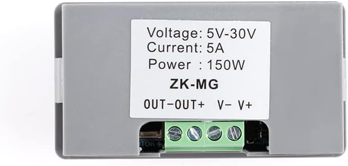 Miniatura 7 de ZK-MG PWM Controlador de velocidad del motor Pantalla digital LED Generador de señal ajustable Módulo de controlador 5V 12V 24V Gobernador de motor