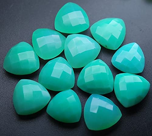 Chrysoprase calcédoine briolette 14mm pour des bijoux porteurs de sens