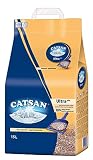 CATSAN Ultra Plus – Katzenstreu aus feinen natürlichen Tonkörnchen – 1 x 15 Liter