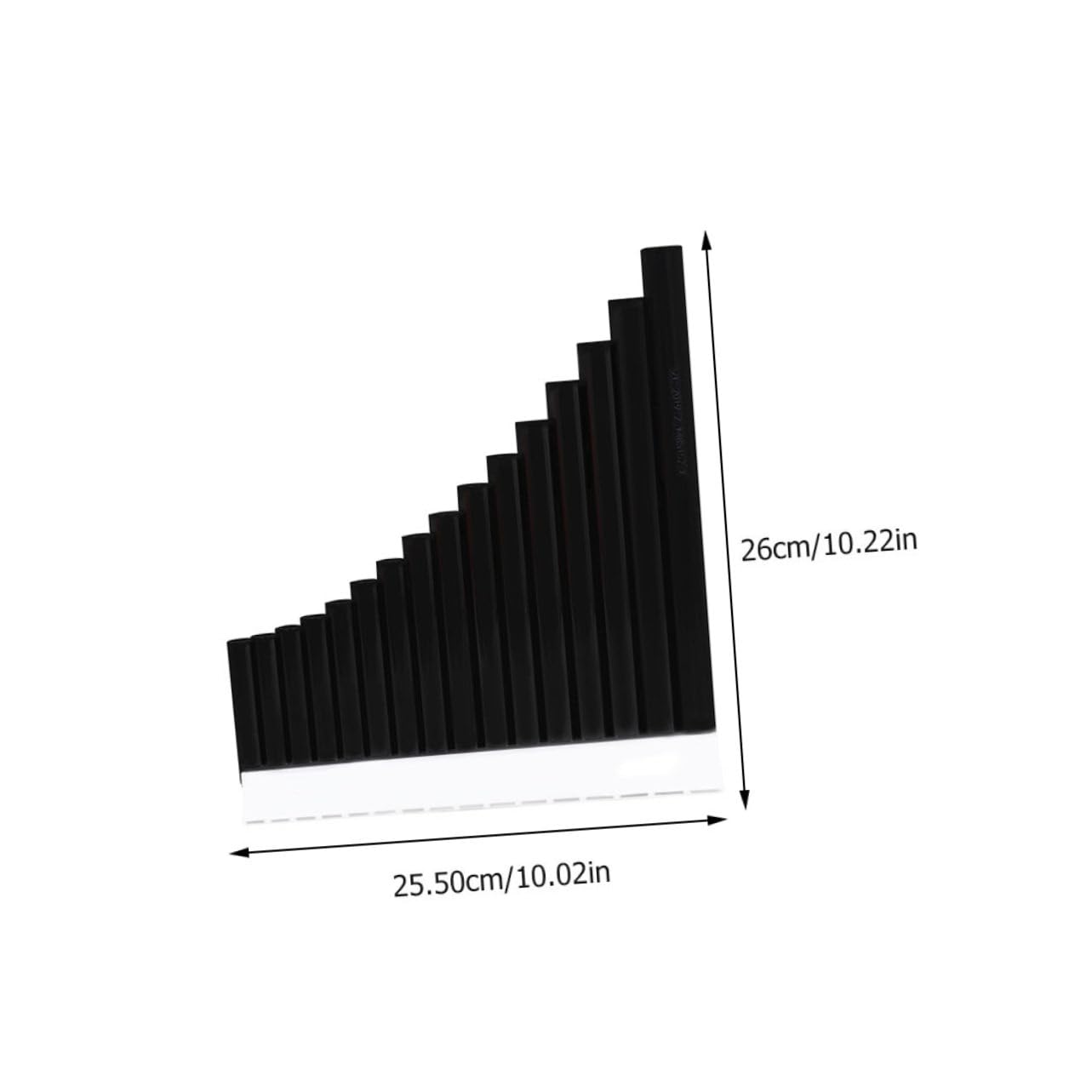 Toddmomy Professional Pan Flute for Beginners 16 Pipe Resin Flute Open Hole Melodious Sound