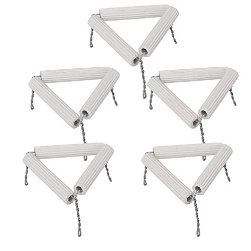 QANYEGN Crucible Clay Triangle, Clay Pipe Triangle, Clay Triangle for Prevent Bursting Crucible Being Heated